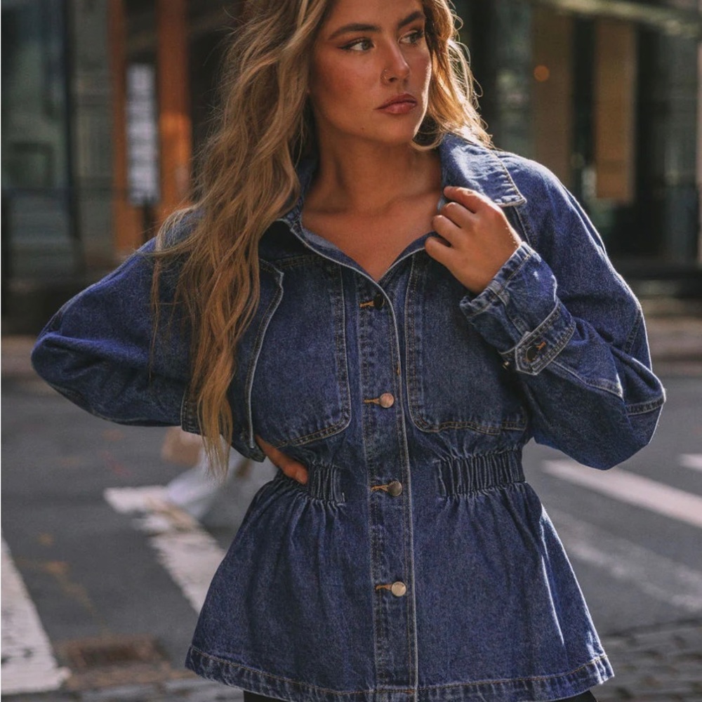 Denim fashion jacket